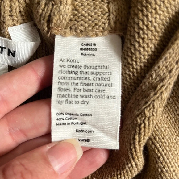 KOTN Tan Ribbed Tank Top - Picture 7 of 10